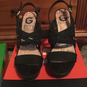 G by guess black shoes