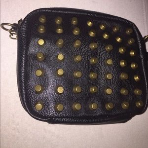 Black Studded Cross Body