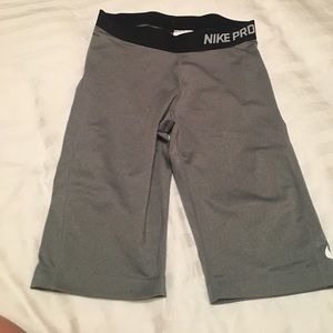 Nike pro workout shorts