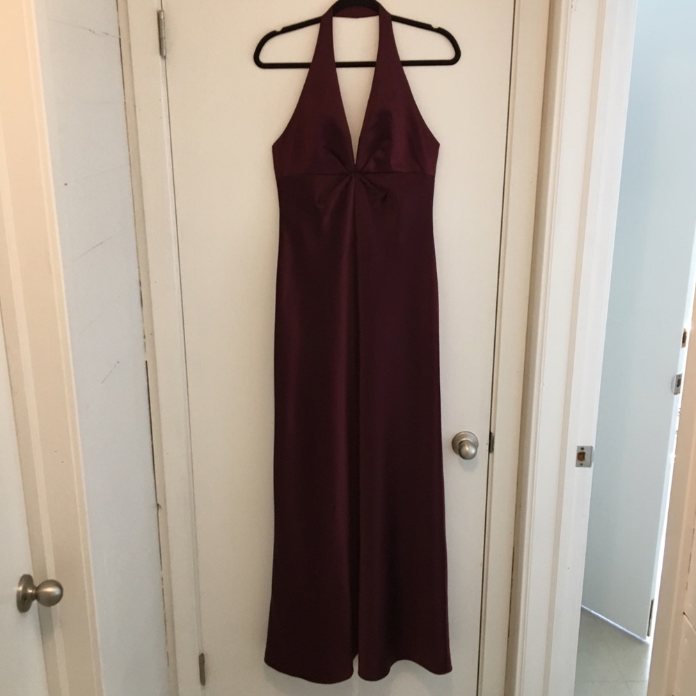 Laundry Floor-Length Satin Gown