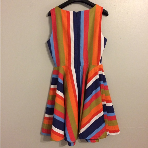 BB Dakota fit & flare Lilly striped dress - Picture 3 of 6