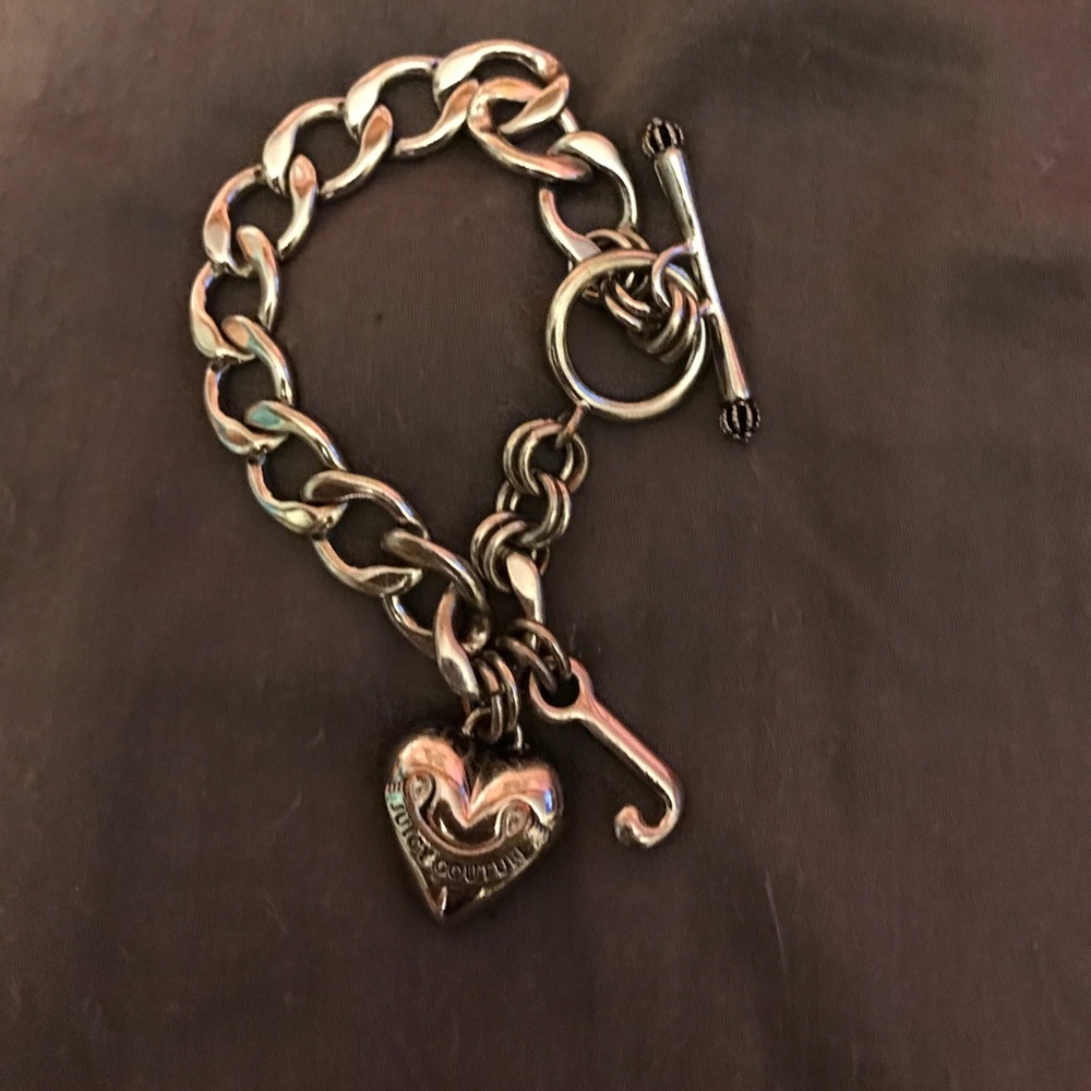 Silver juicy couture bracelet