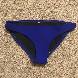 NEW Triangl like bikini bottom blue neoprene
