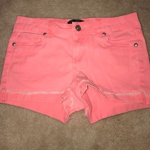 Salmon colored shorts