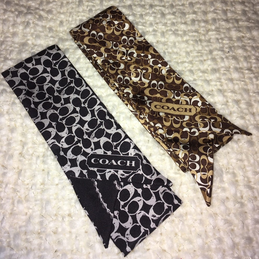 Authentic Coach Ponytail Hair Scarves