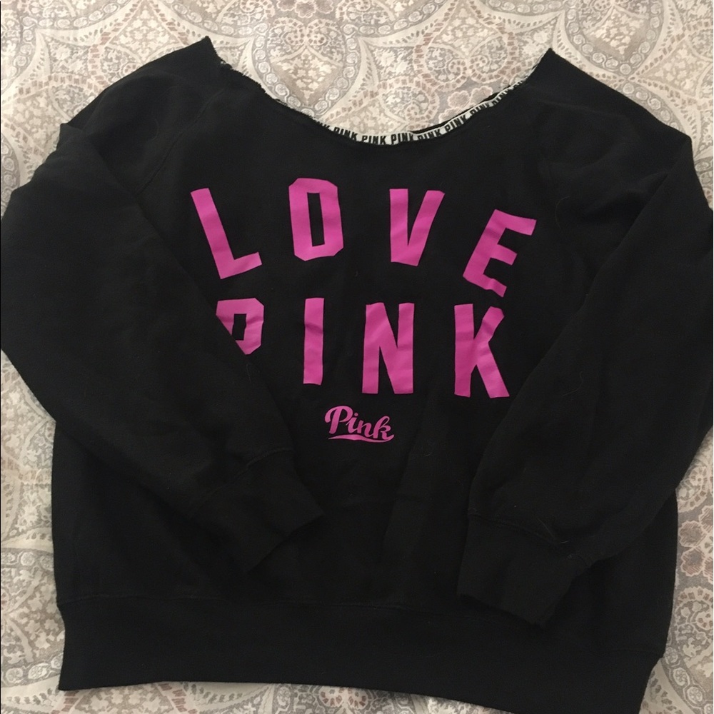 Pink sweatshirt!