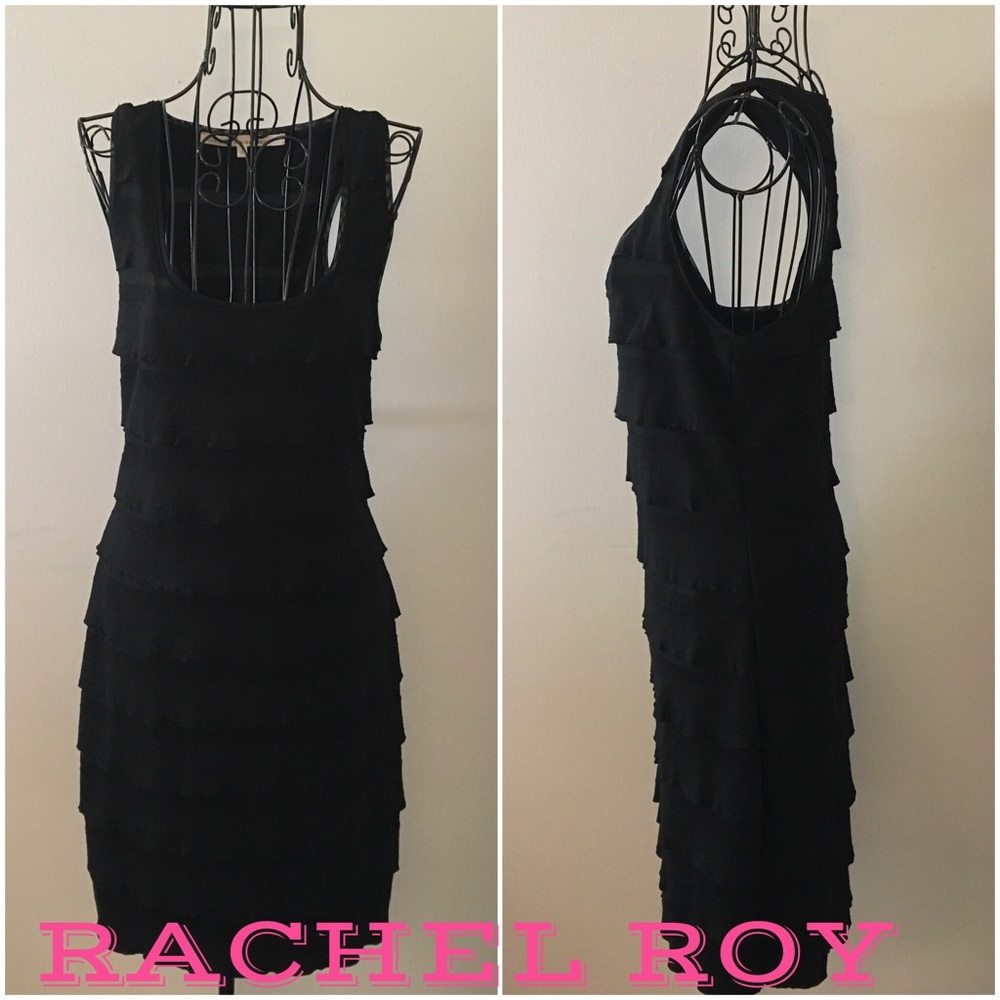 RACHEL Rachel Roy Tiered Ruffle Dress
