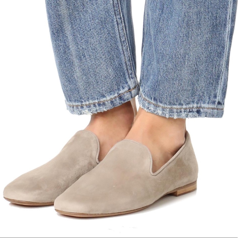 Vince Bray Suede Woodsmoke Loafers