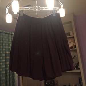Maroon brandy Melville skirt