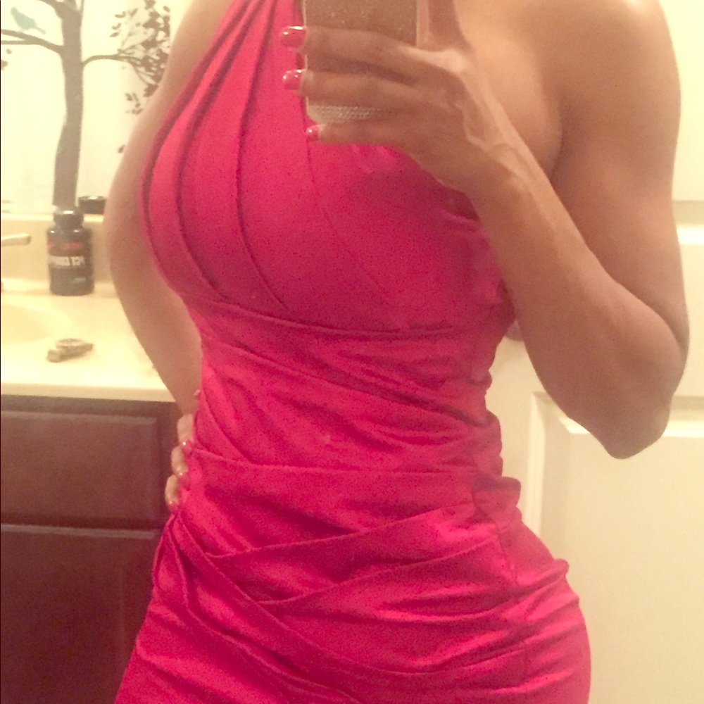 Formal dress; worn once  for wedding; bridesmaid