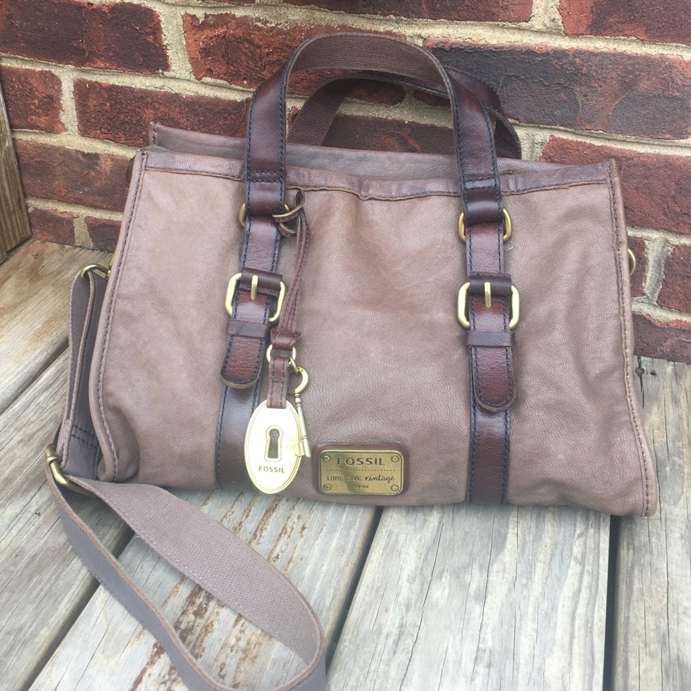 Fossil Long Live Vintage Leather Bag