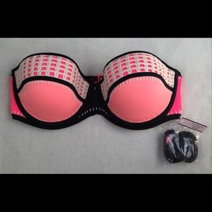 Victoria's Secret 36D Bandeau Crochet bikini TOP