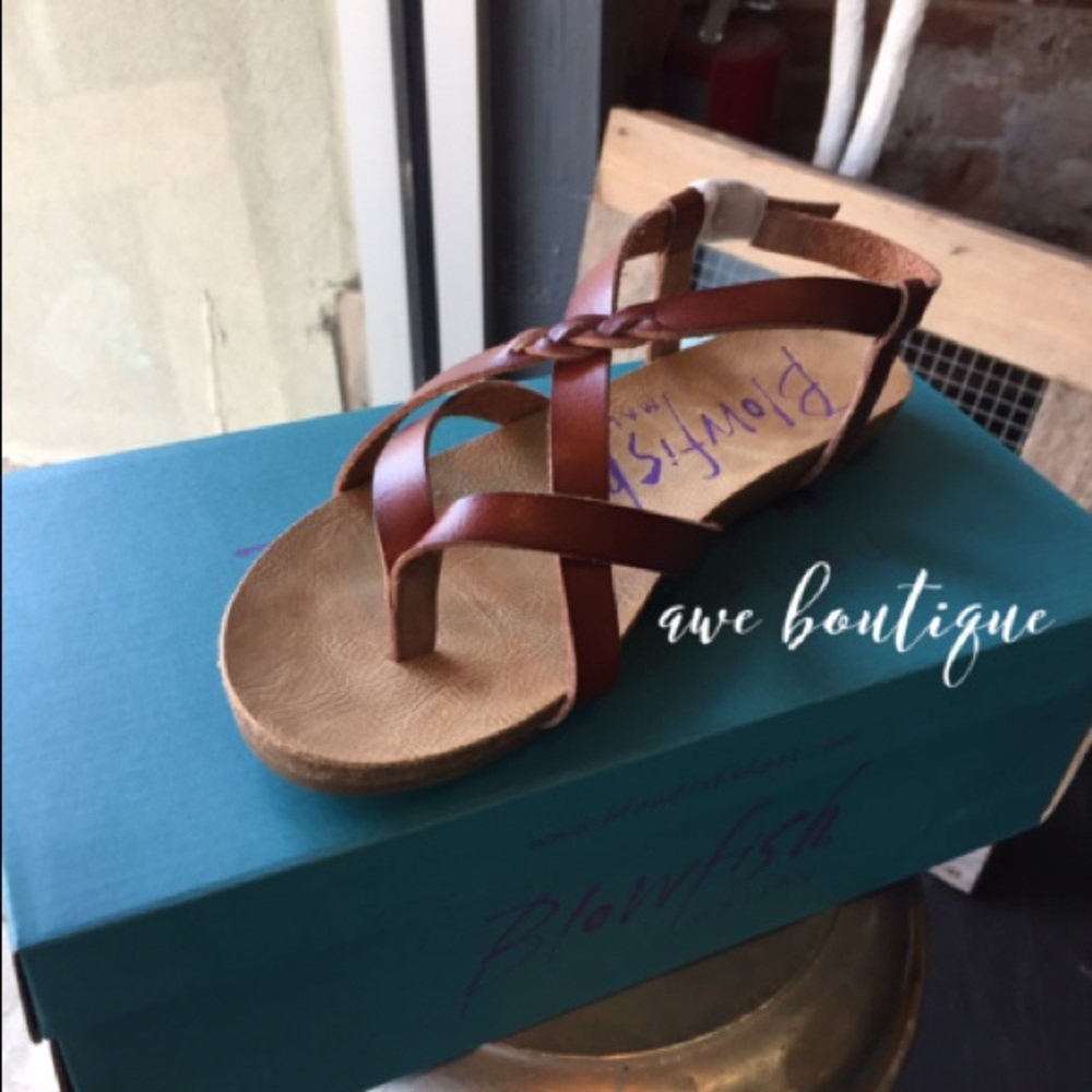 Brown Strappy Sandals.