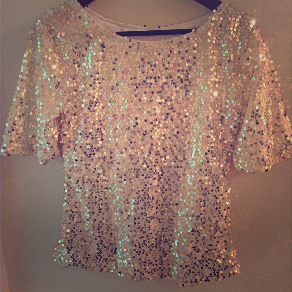Sequin Blouse