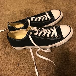 Black converse all stars size 10