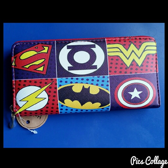 Jewely's Justifiables Handbags - SALE!  Superheroes Wallet