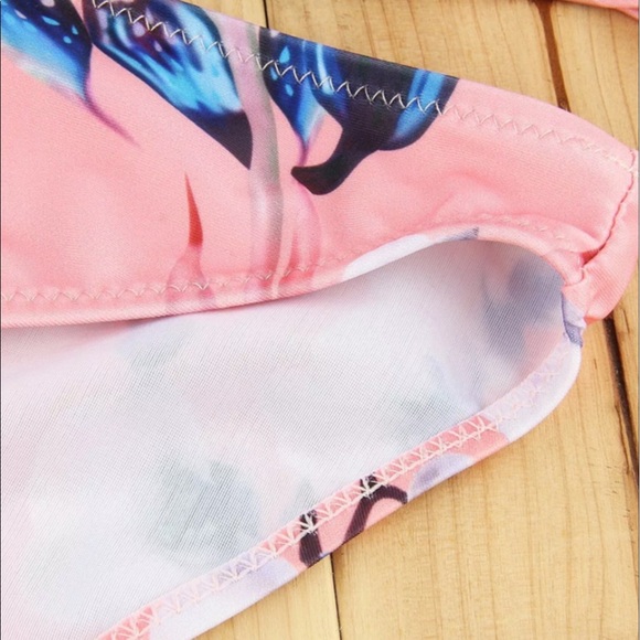 ✅ Sz L Perfect Two Piece Floral Padded Bikini - Picture 4 of 6