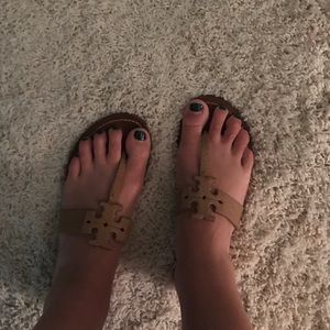 Tory burch nude sandals