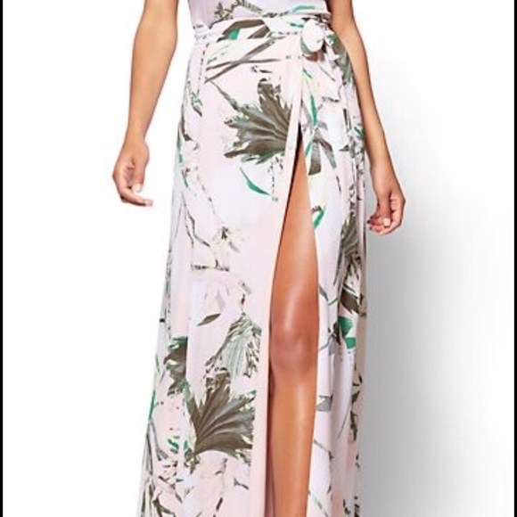 tropical maxi skirts