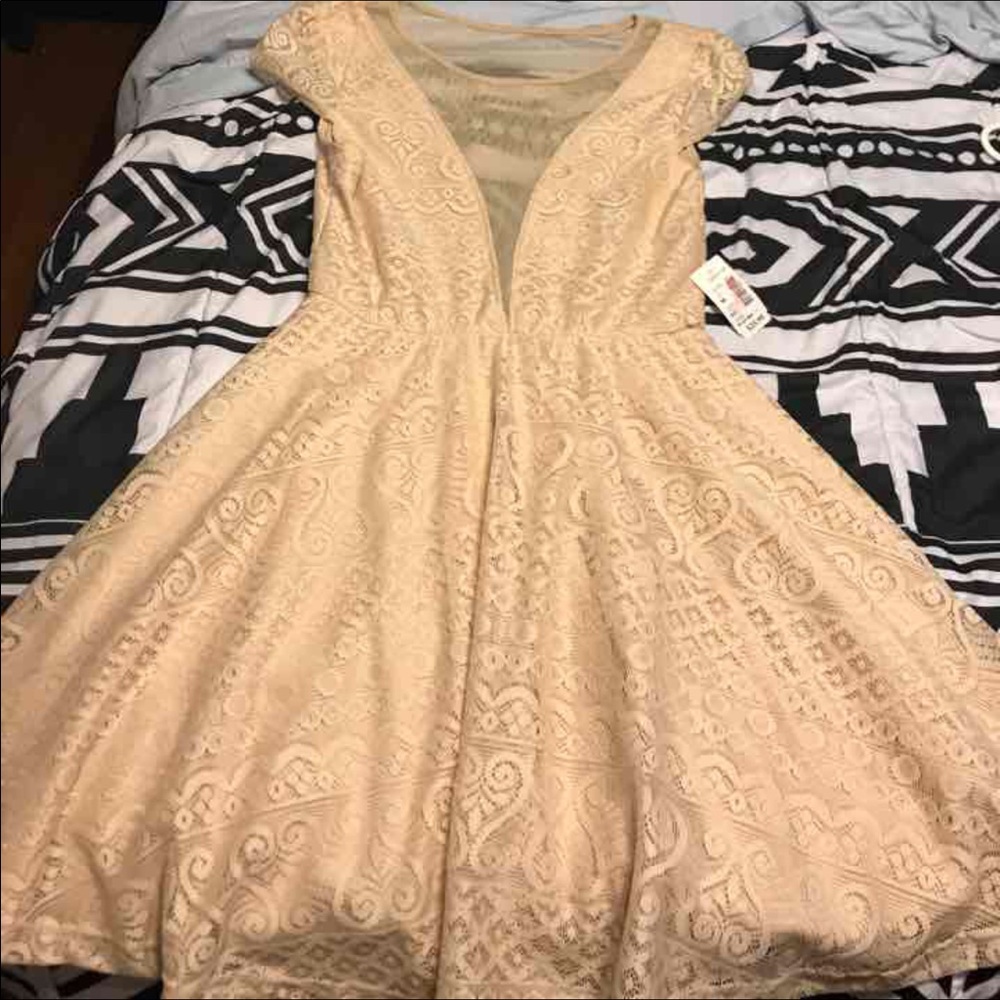 NWT Beige Fashion Gal Dress