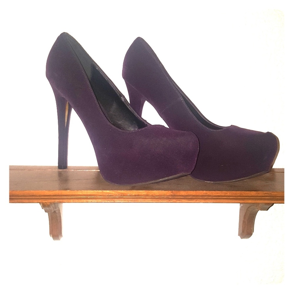 Velvet heels