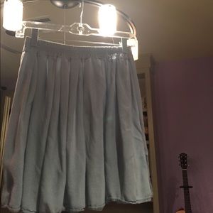 Light blue brandy Melville flowy skirt