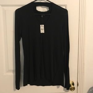 Express Long Sleeved Choker Top