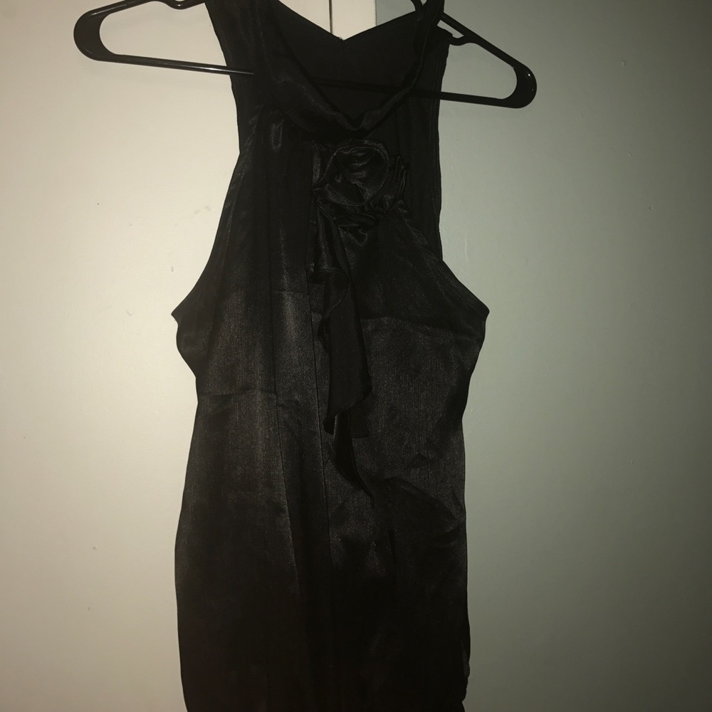 Halter black top
