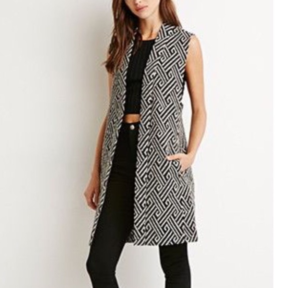 Forever 21  longline vest.