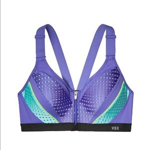 NWT Victoria's secret VSX zip sports bra