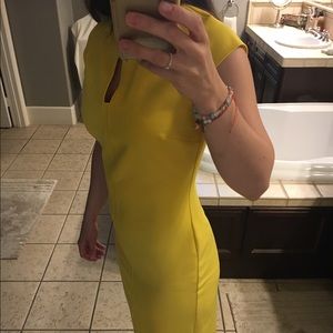 STYLE FEST💃🏻 ZARA Wmn stunner yellow dress Sz S