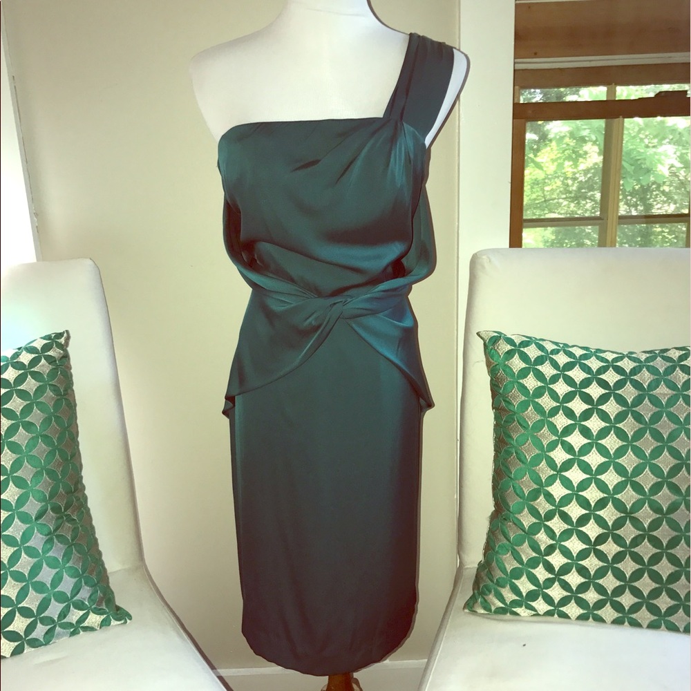 Banana Republic Jewel Toned Silk Dress Size 6
