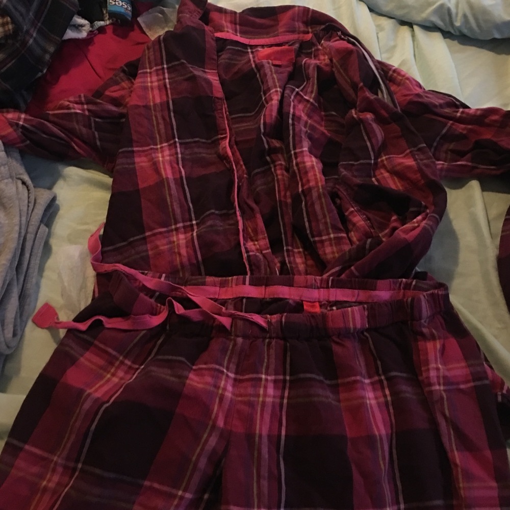 Matching Plaid Victoria's Secret Pajamas
