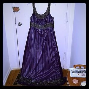 Adrianna Papell Beaded Evening Gown