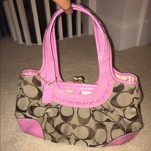 Pink Coach Bag