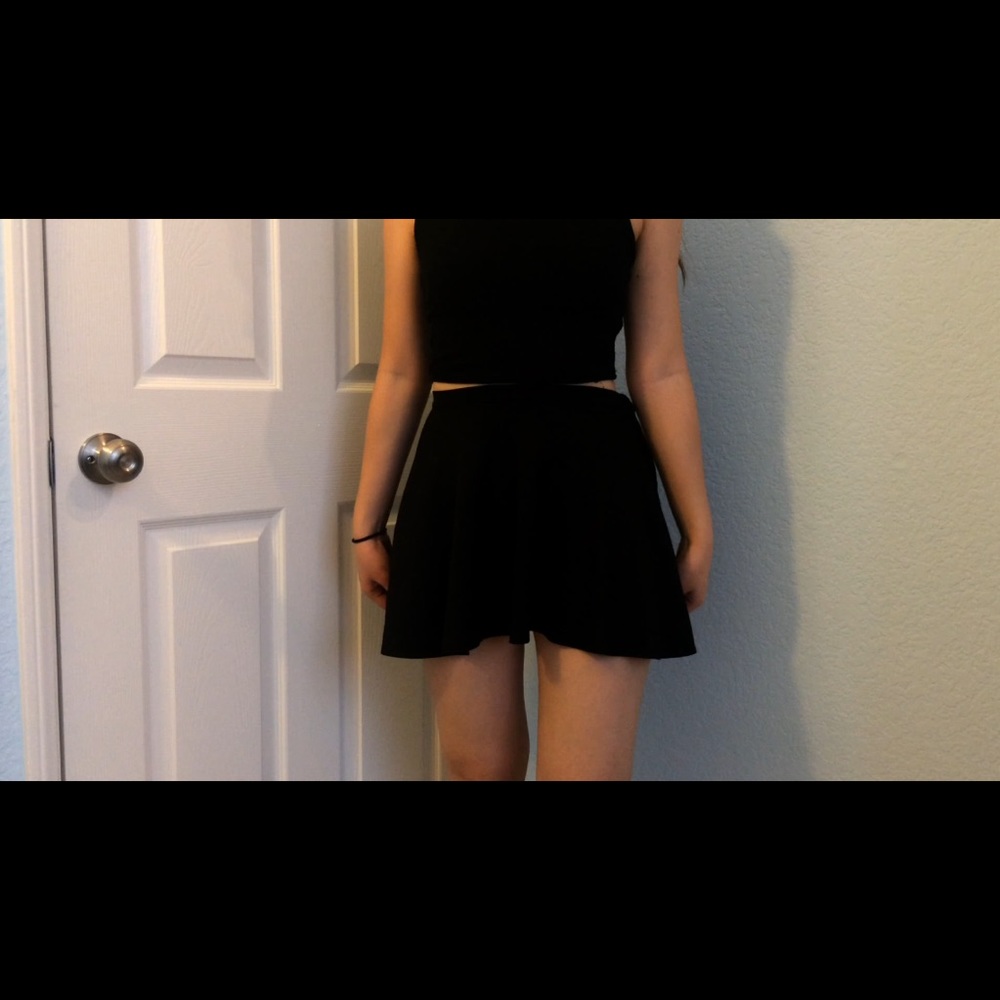 BUNDLE Black Skater Skirt & Circle Skirt