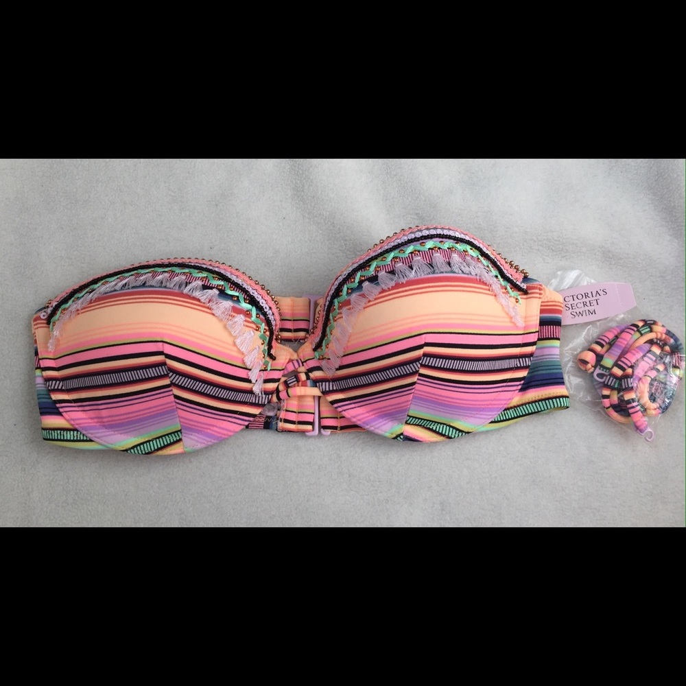 Victoria's Secret 32C Beach Bandeau Bikini Top