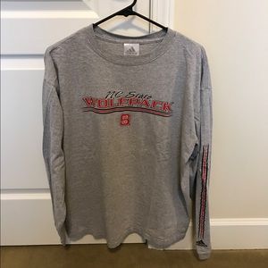 Adidas NC State Long Sleeve Tee