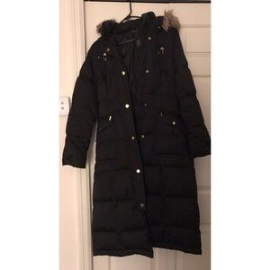 Long black coat