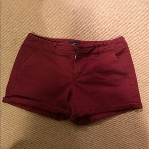 American Eagle Midi Garnet Shorts