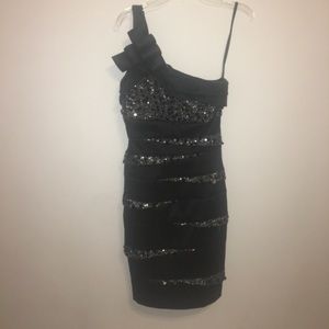One-Shoulder Homecoming Dress
