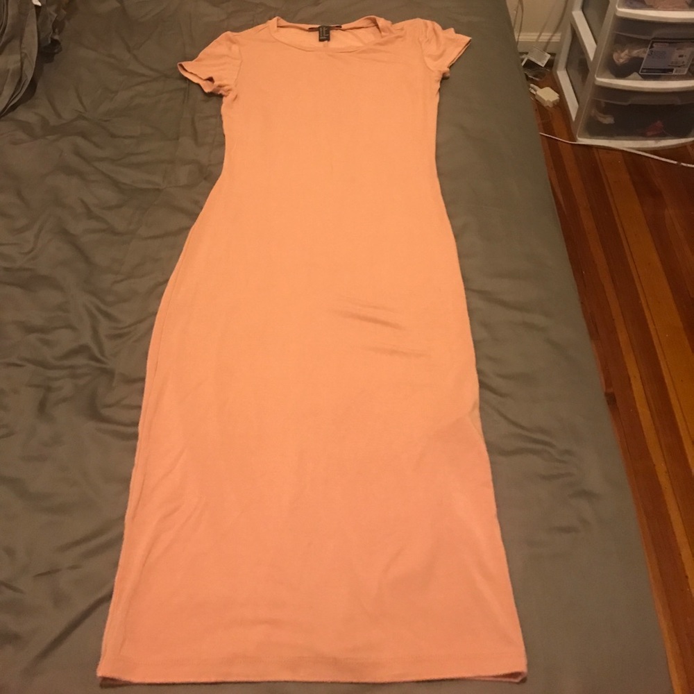 Blush Pink Midi Dress