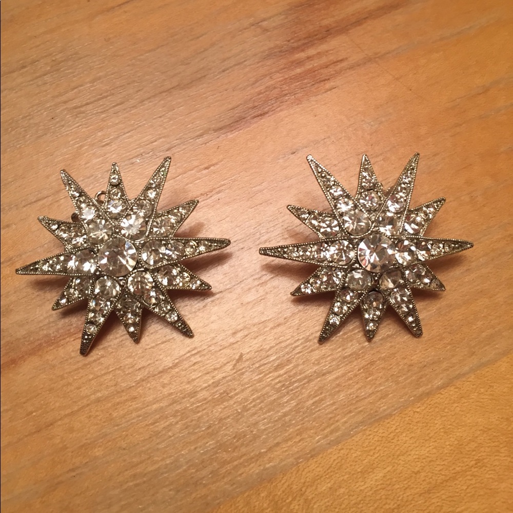 Kenneth Jay Lane Starburst Earrings