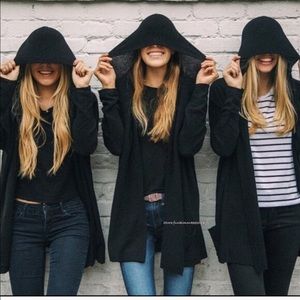 Brandy Melville black knit cardigan