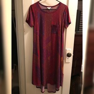 XS Multi color LuLaRoe Carly