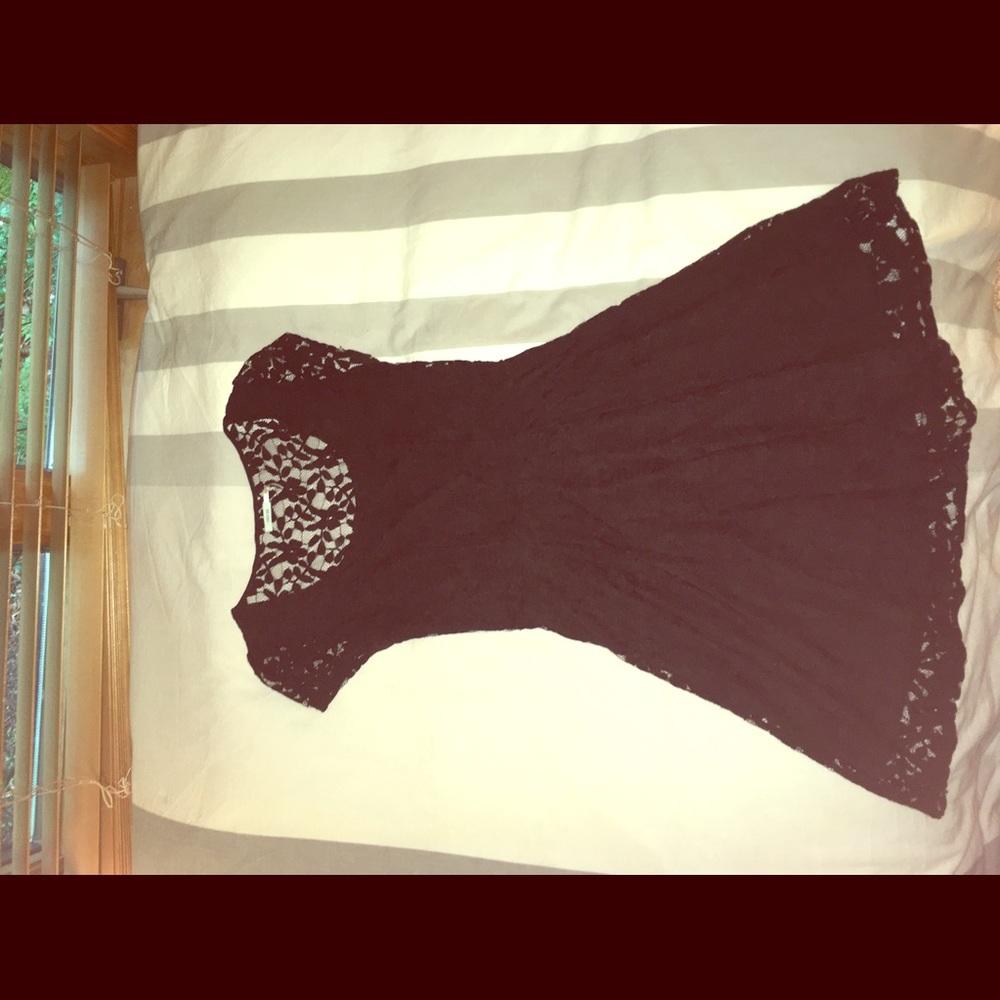 UrbanOutfitters black lace mini dress