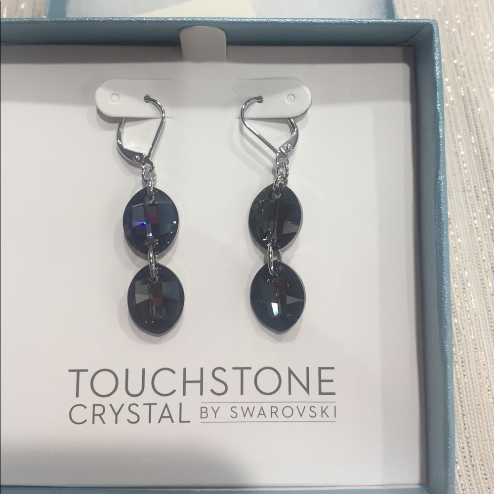 Silver Night earrings