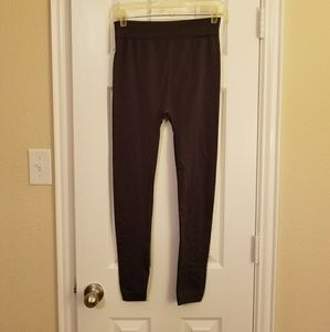 Brown, Gray and Black Footless Tights. 3 pairs