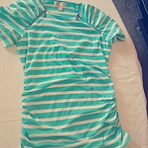 Turquoise and white Michael Kors t-shirt