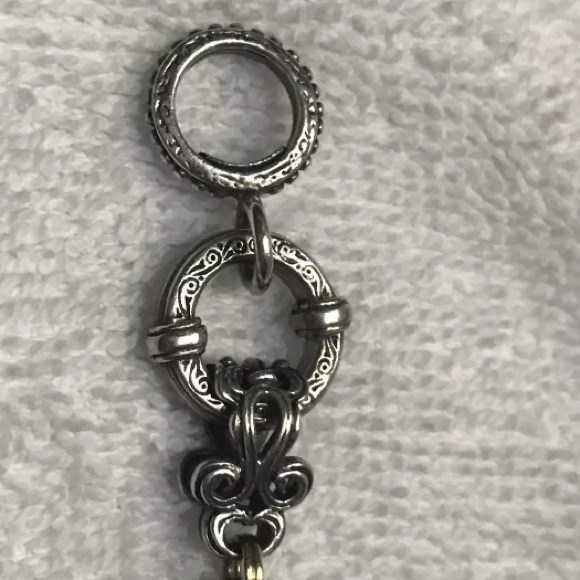 💯 KONSTANTINO SILVER&GOKD LINK BRACELET - Picture 2 of 6